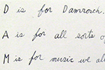 A card Damrosch received for his 80th birthday in 1942 from a devoted child fan.